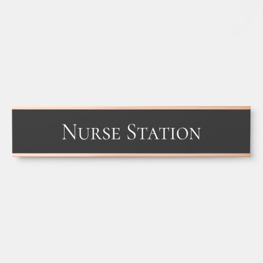 Krankenstation Türschild (Vorderseite )