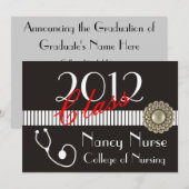 Krankenversicherung 2012 Einladungen zur Graduieru (Vorne/Hinten)