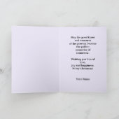 Krankenversicherung 3 Weihnachtskarte Feiertagskarte (Innenseite)