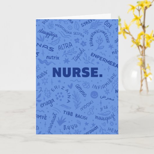 Krankenversicherung als Heilergrußkarte Karte (Gelbe Blume)