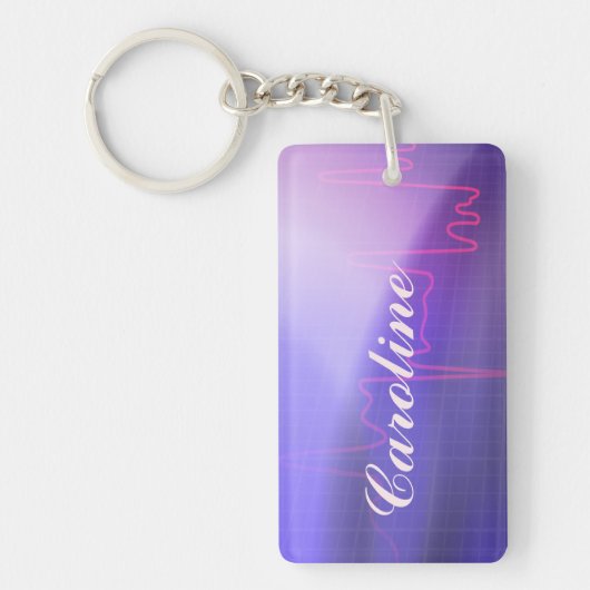 Krankenversicherung | Arbeit und Lieferung. Indivi Schlüsselanhänger (Vorderseite)