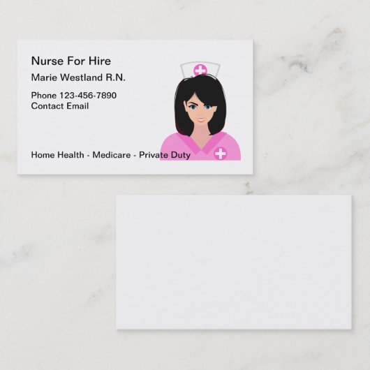 Krankenversicherung Beruflich Visitenkarte (Vorne/Hinten)