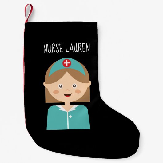 Krankenversicherung - Cartoon Kleiner Weihnachtsstrumpf (Vorderseite)