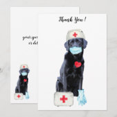 Krankenversicherung Danke Karte (Vorne/Hinten)