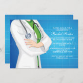 Krankenversicherung für dienstliche Abschluss Einl Einladung (Vorne/Hinten)