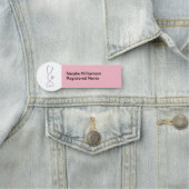 Krankenversicherung für Frauen Namensschild (Beispiel)