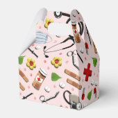 Krankenversicherung Gastgeschenk Box Geschenkschachtel (Rückseite)