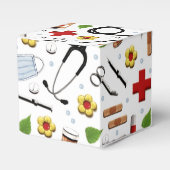 Krankenversicherung Gastgeschenk Box Geschenkschachtel (Vorderseite)