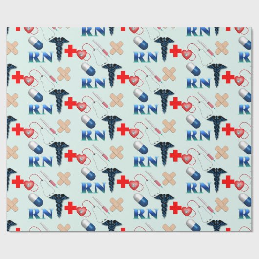 Krankenversicherung Geschenkpapier (Flach)