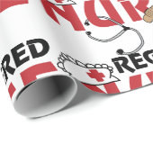 Krankenversicherung Geschenkpapier (Rolleneckpunkt)