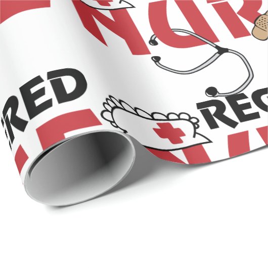 Krankenversicherung Geschenkpapier (Rolleneckpunkt)