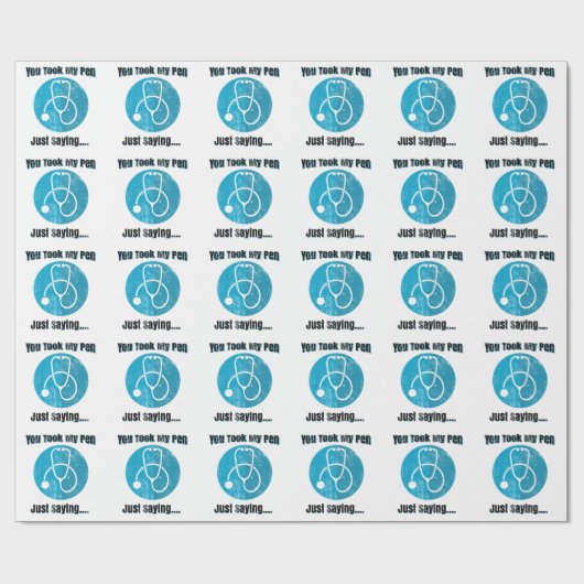 Krankenversicherung Geschenkpapier (Flach)