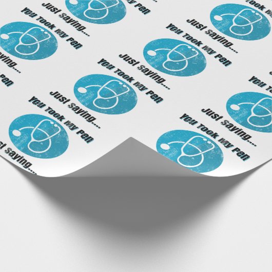 Krankenversicherung Geschenkpapier (Ecke)