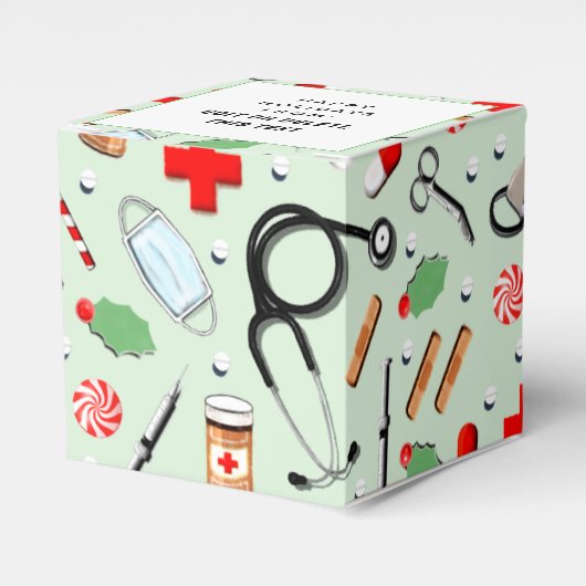 Krankenversicherung Holiday Favor Box Geschenkschachtel (Vorderseite)