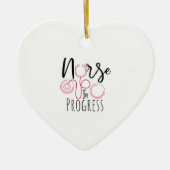 Krankenversicherung im Gange Keramik Ornament (Vorne)