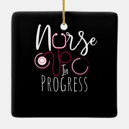 Krankenversicherung im Gange Keramikornament (Rückseite)