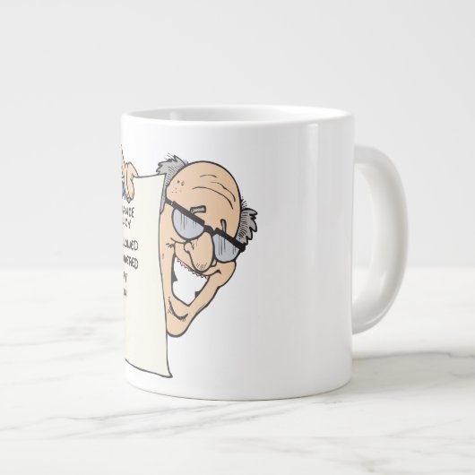 Krankenversicherung Jumbo-Tasse (Vorderseite Rechts)