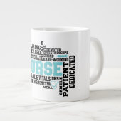 Krankenversicherung - Jumbo-Tasse (Vorderseite Rechts)