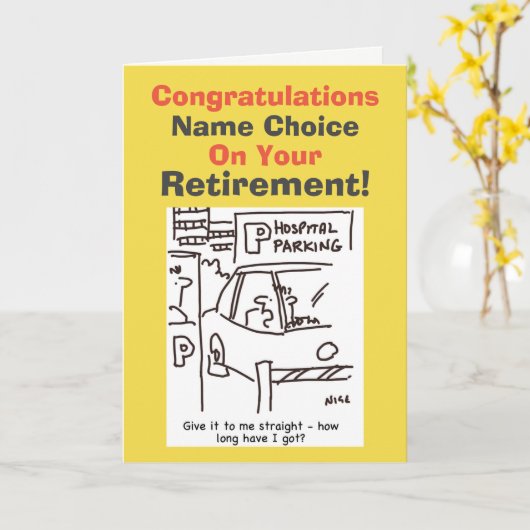 Krankenversicherung Karte (Gelbe Blume)