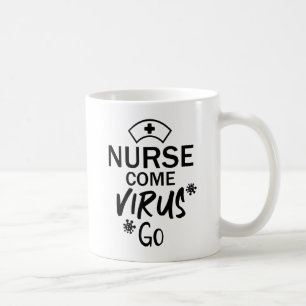 Krankenversicherung kommt Virus Go Kaffeetasse