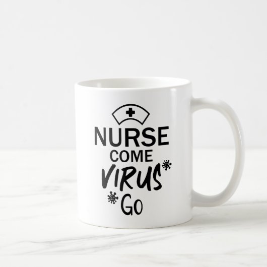 Krankenversicherung kommt Virus Go Kaffeetasse (Rechts)