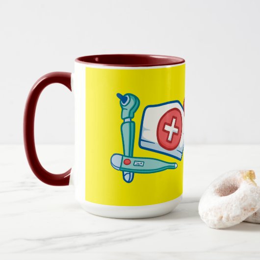 Krankenversicherung Liebe Tasse (Mit Donut)