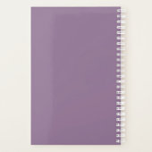 Krankenversicherung Medical Lila Personalisiert Planer (Rückseite)