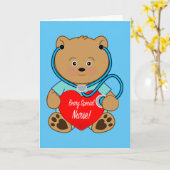 Krankenversicherung mit Teddy Bear Karte (Gelbe Blume)