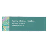 Krankenversicherung Namenschild (Vorderseite)