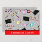 Krankenversicherung oder medizinische Versorgung Einladung (Vorne/Hinten)