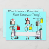 Krankenversicherung Party Einladungen Krankenhausd (Vorne/Hinten)