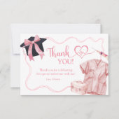 Krankenversicherung Party Flat Danke Karte (Vorderseite)