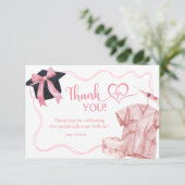 Krankenversicherung Party Flat Danke Karte (Stehend Vorderseite)