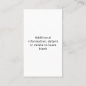 Krankenversicherung RN, LVN, LPN, Karrierekarte Visitenkarte (Rückseite)