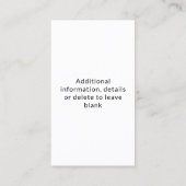 Krankenversicherung RN, LVN, LPN, Karrierekarte Visitenkarte (Rückseite)