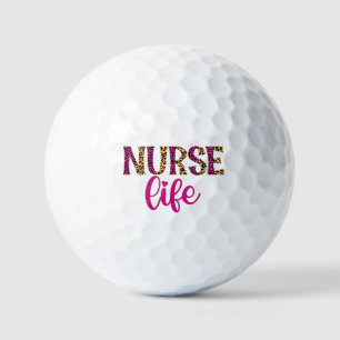 Krankenversicherung - Rosa und Leopard Print Golfball