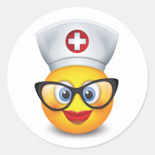 Krankenversicherung Runder Aufkleber