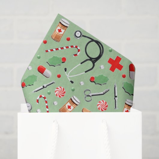 Krankenversicherung Seidenpapier (Geschenktüte)