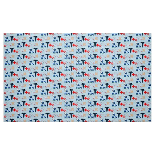 Krankenversicherung Stoff (Fat Quarter (45,7 x 55,9 cm))