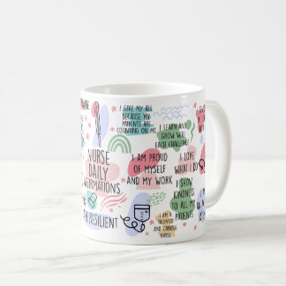 Krankenversicherung tägliche Bestätigung Inspirati Kaffeetasse