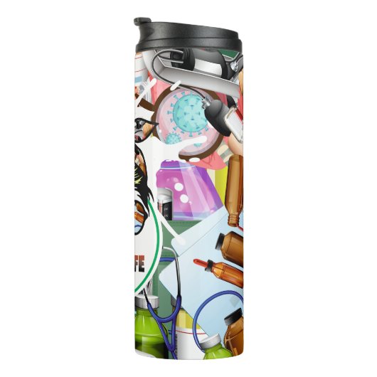 Krankenversicherung Thermosbecher (Nach rechts gedreht)