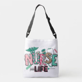 Krankenversicherung Tote Bag Tragetaschen Mit Langen Trägern (Rückseite)