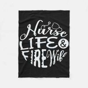 Krankenversicherung und Ehefrau für Feuerwehrkräft Fleecedecke
