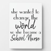 Krankenversicherung verändert die Welt; ein Studen Fotoplatte (Vorderseite)