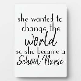 Krankenversicherung verändert die Welt; ein Studen Fotoplatte