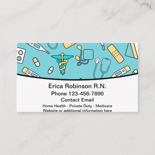 Krankenversicherung Visitenkarte (Vorderseite)