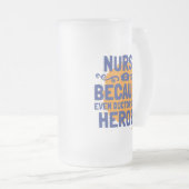 Krankenversicherung, weil selbst Ärzte Helden brau Mattglas Bierglas (VorderseiteRechts)