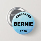 Krankenversicherungen für Bernie Sanders 2020 Button (Vorne & Hinten)