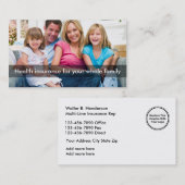 Krankenversicherungs-multi Linie Repräsentant Visitenkarte (Vorne/Hinten)
