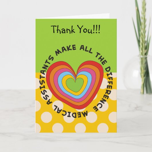 Krankenversicherungskarte Dankeskarte (Vorderseite)